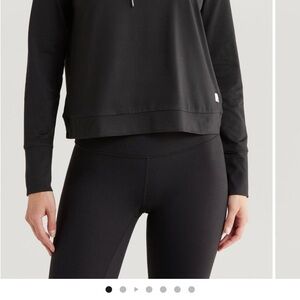 Vuori Women's Classic Black Hoodie